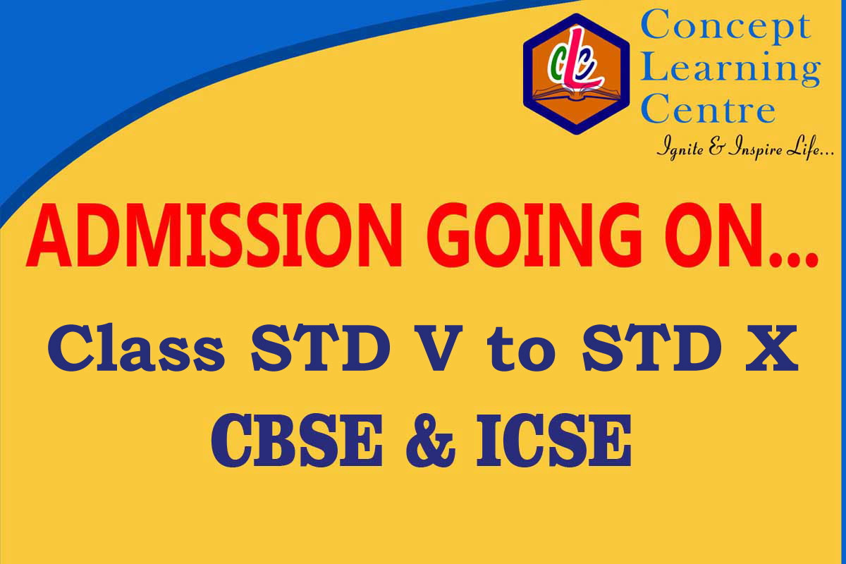 Admission going on STD V-X 